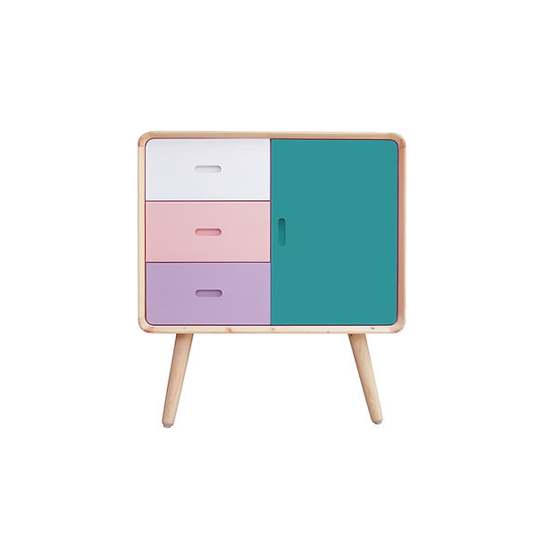 Colorful Wooden Cabinet