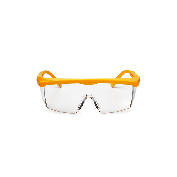 Safety Glasses Clear Lens Yellow Frame